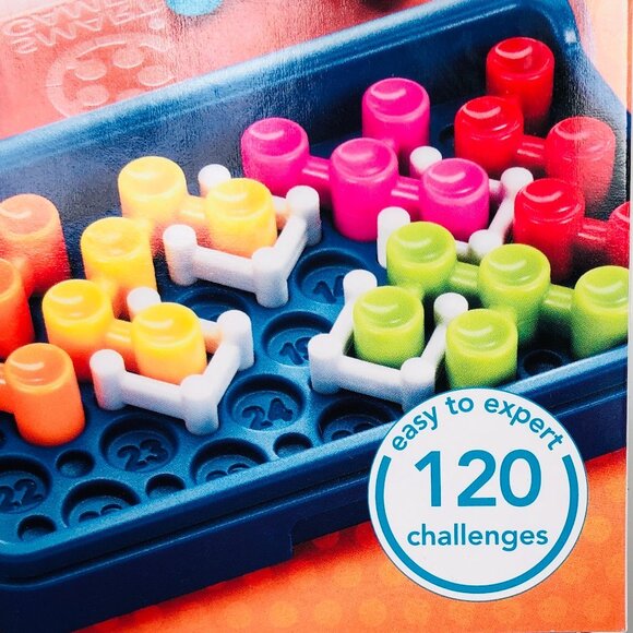 Smart Games IQ Blox - Brain Teasing Puzzle Game 120 Challenges New Sealed Age 6+ - Picture 7 of 12
